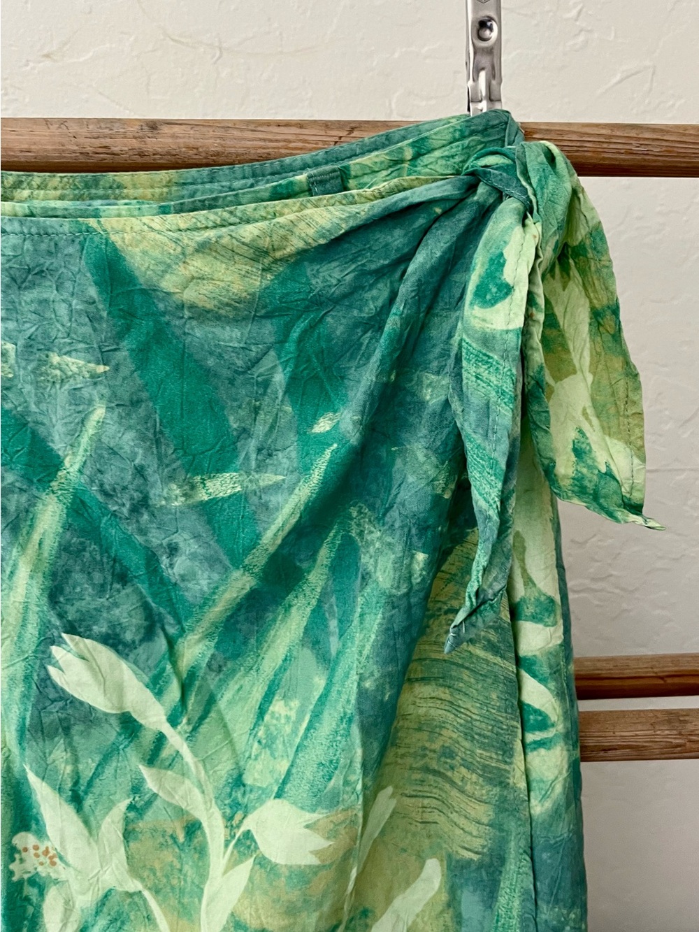 Vintage Jams World Tropical Botanical Wrap Skirt / Pareo - Picture 2 of 10